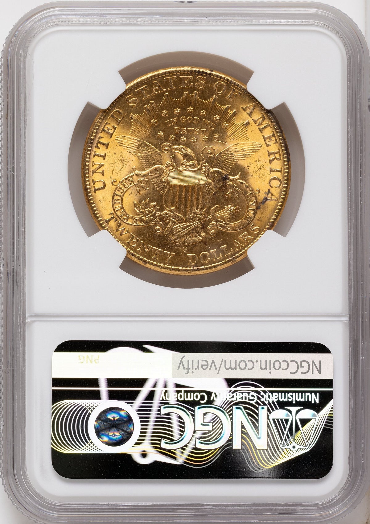 1906-S $20 Liberty Double Eagle NGC MS62