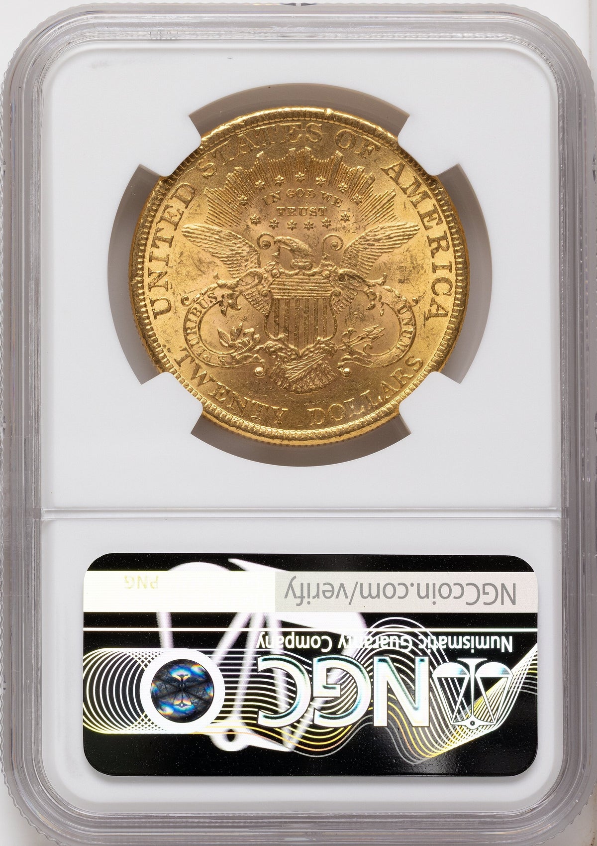 1898 $20 Liberty Double Eagle NGC MS62