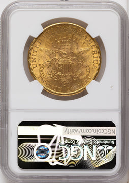 1891-S $20 Liberty Double Eagle NGC MS62