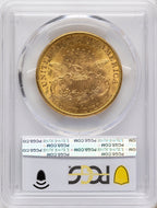 1897-S $20 Liberty Double Eagle PCGS MS62