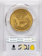 1850 $20 Liberty Double Eagle PCGS AU58