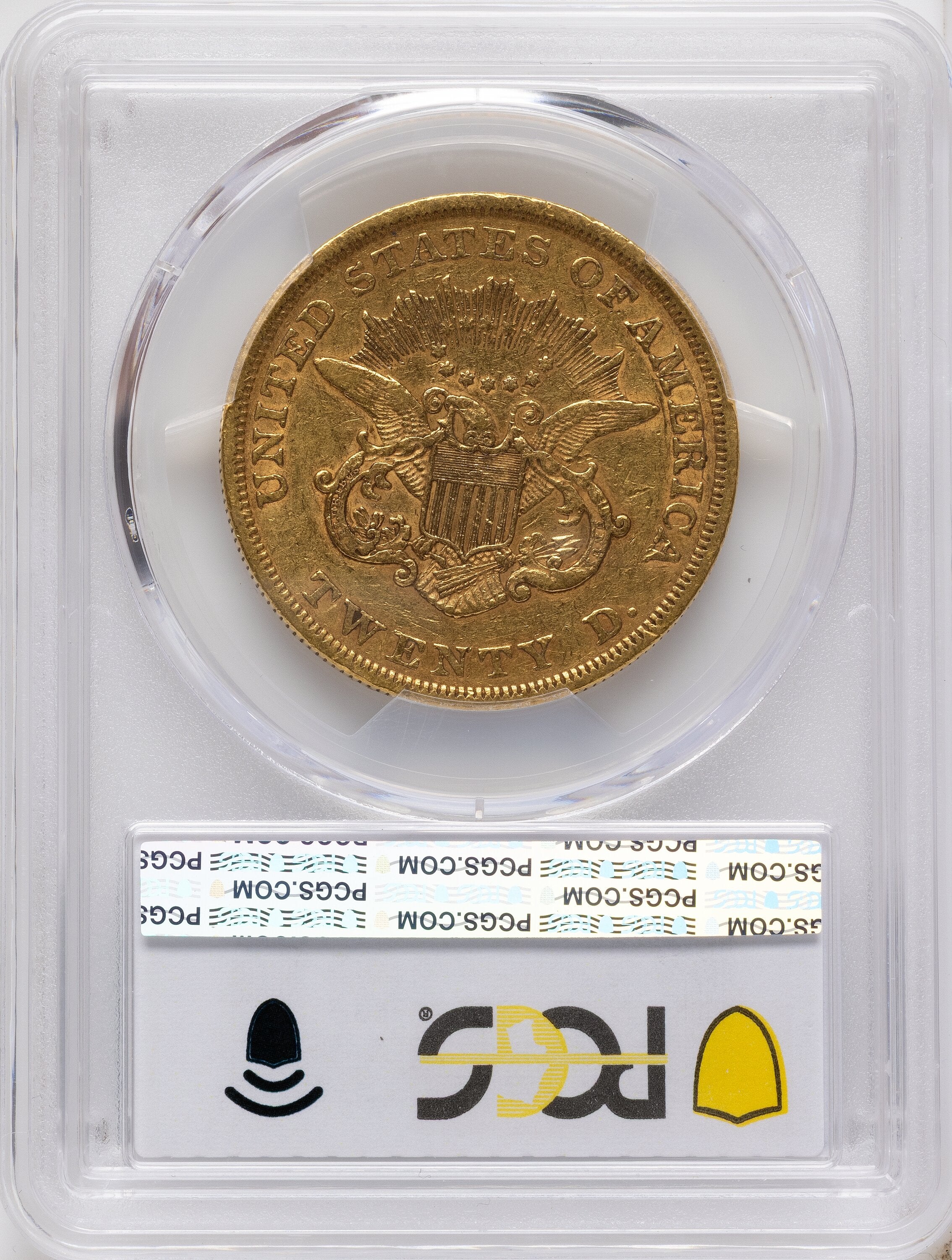 1852 $20 Liberty Double Eagle PCGS XF40
