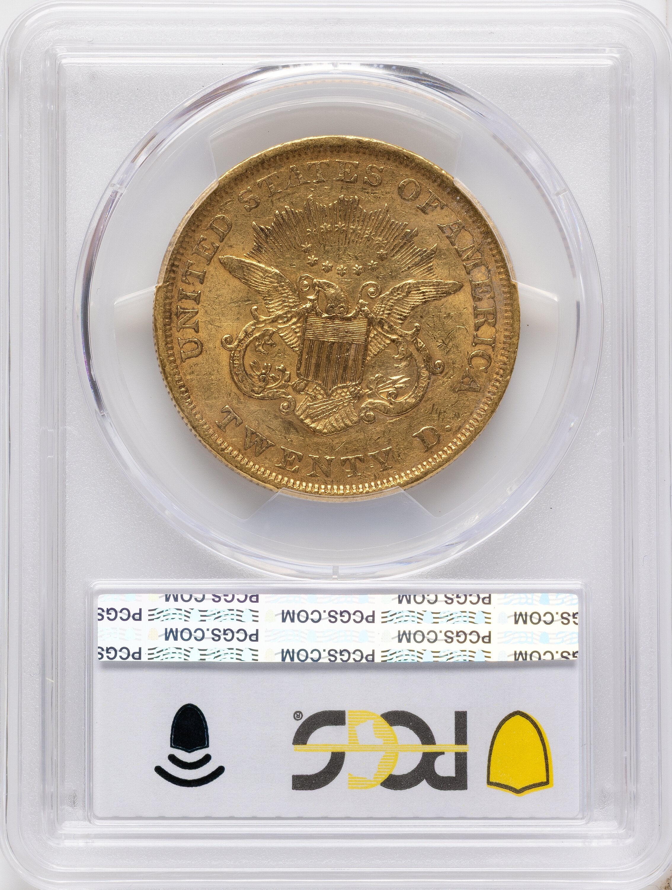 1852 $20 Liberty Double Eagle PCGS XF45