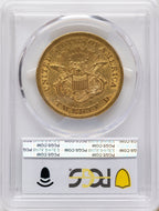 1853 $20 Liberty Double Eagle PCGS AU50