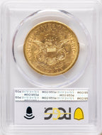 1857-S $20 Liberty Double Eagle PCGS AU53
