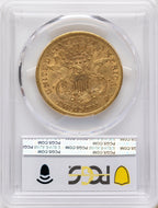 1869-S $20 Liberty Double Eagle PCGS AU50