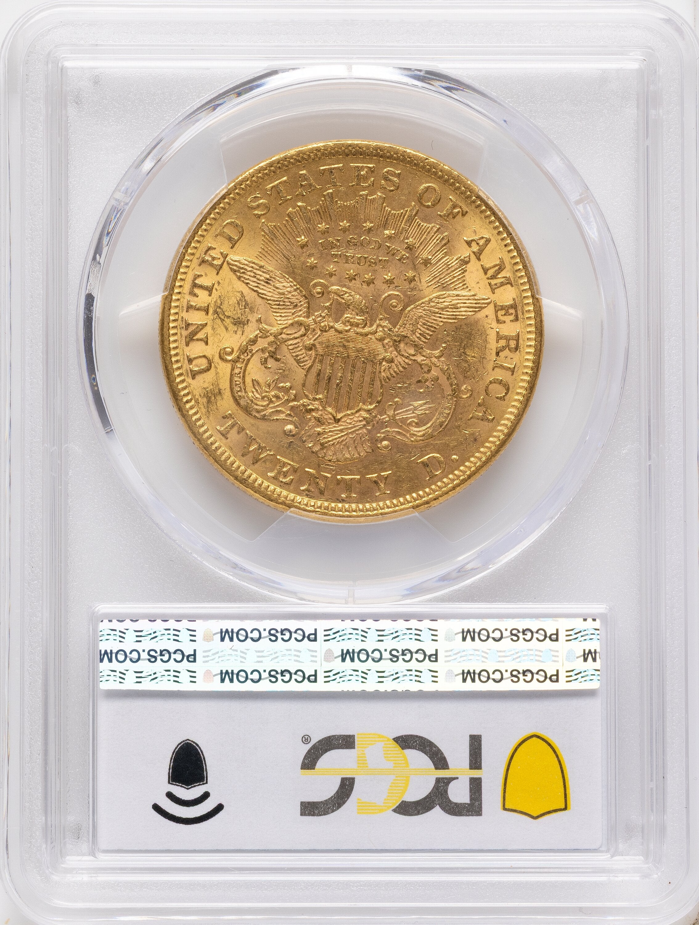 1870 $20 Liberty Double Eagle PCGS MS61