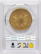 1872-CC $20 Liberty Double Eagle PCGS AU50