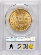 1873 $20 OPEN 3 Liberty Double Eagle PCGS MS61