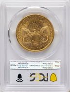 1877 $20 Liberty Double Eagle PCGS MS61
