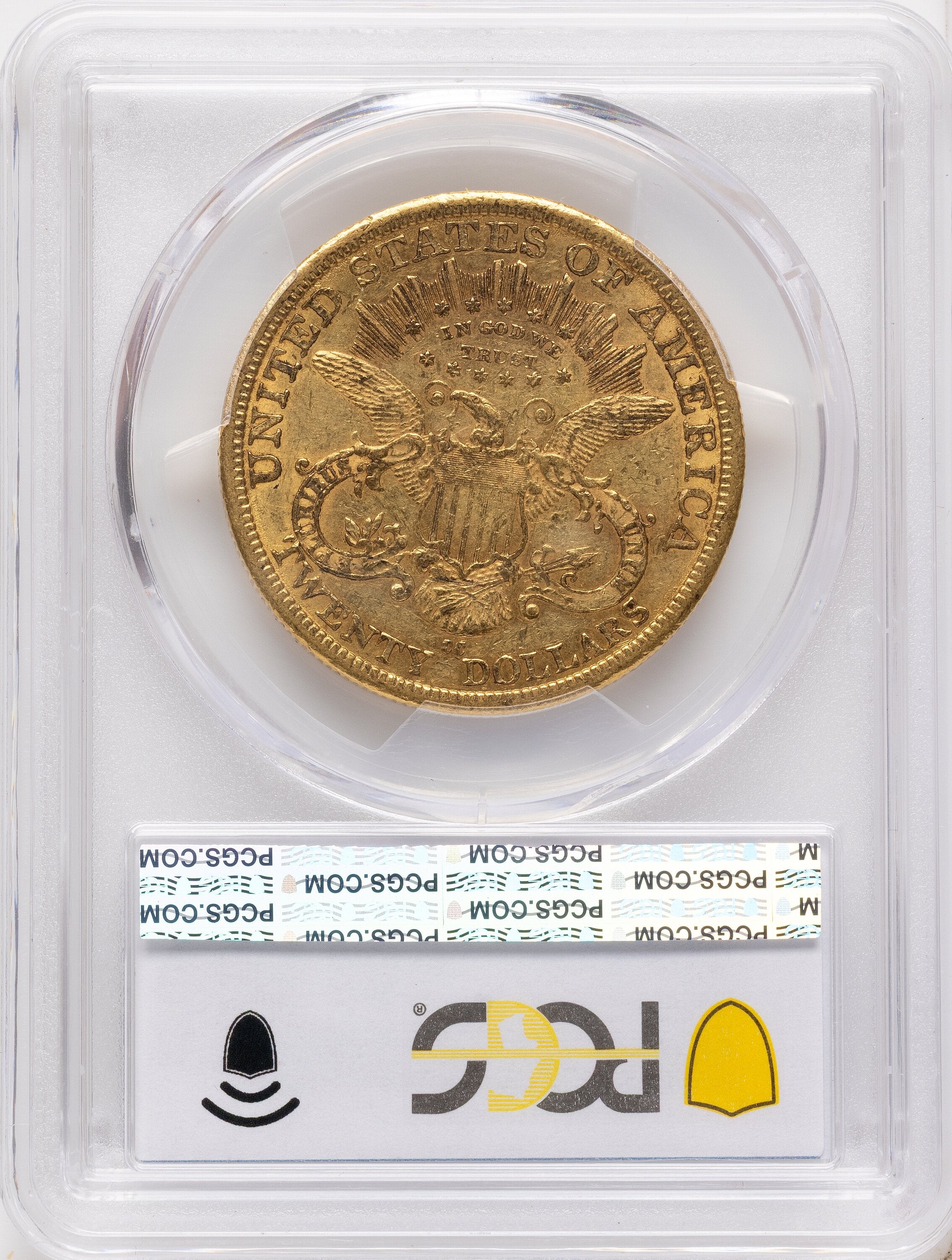 1877-CC $20 Liberty Double Eagle PCGS AU53