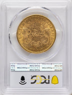 1877-S $20 Liberty Double Eagle PCGS MS61
