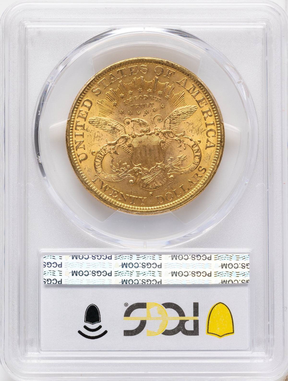 1877-S $20 Liberty Double Eagle PCGS MS62