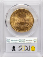 1880-S $20 Liberty Double Eagle PCGS MS63