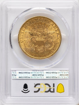 1890 $20 Liberty Double Eagle PCGS MS61