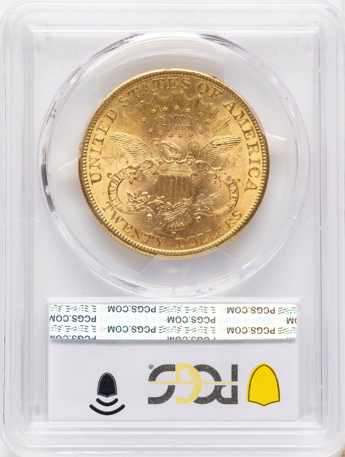 1891-S $20 Liberty Double Eagle PCGS MS62