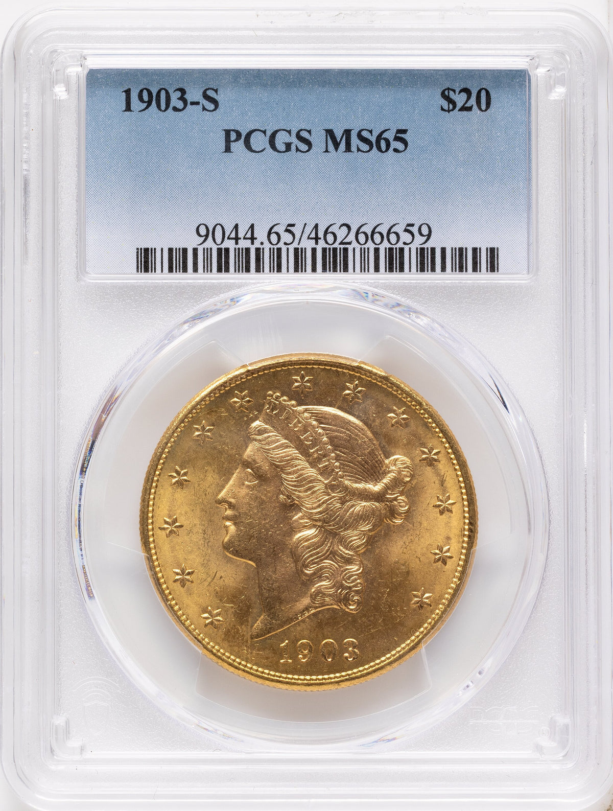 1903-S $20 Liberty Double Eagle PCGS MS65