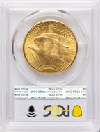 1925 $20 Saint-Gaudens Double Eagle PCGS MS65