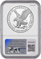 2024-S Proof Silver Eagle First Day of Issue Bridge Label NGC PF70