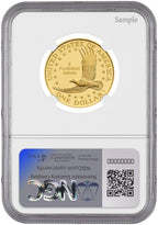 2025-W Sacagawea 25th Anniversary Gold Dollar FDI NGC PF70 Randy L Teton Signed