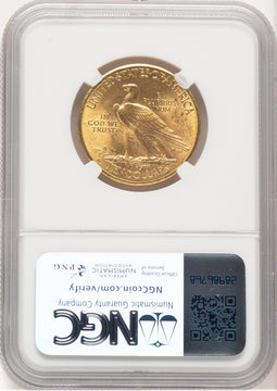 1910-D $10 Indian Eagle NGC MS64+
