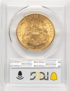 1904 $20 Liberty Brown Label Liberty Double Eagle PCGS MS65