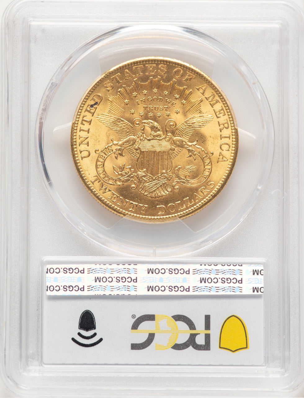 1904 $20 Liberty Brown Label Liberty Double Eagle PCGS MS65