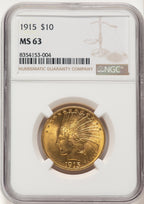 1915 $10 Indian Eagle NGC MS63 (177369005)