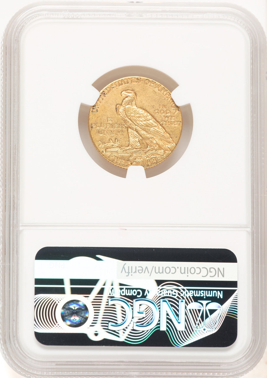 1913-S $5 Indian Half Eagle NGC AU58 (177405046)