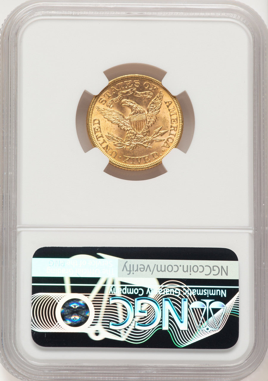 1893 $5 Liberty Half Eagle NGC MS65 | LCR Coin