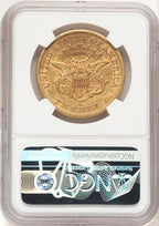 1865-S $20 Liberty Double Eagle NGC AU50