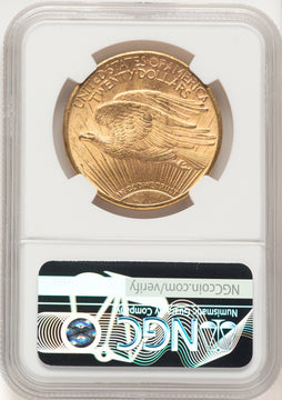 1909-S $20 Saint-Gaudens Double Eagle NGC MS62