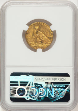 1908 $5 Indian Half Eagle NGC MS63