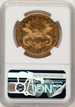 1892-S $20 PL Liberty Double Eagle NGC MS62