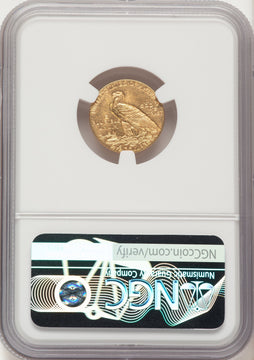 1915 $2.50 Indian Quarter Eagle NGC MS63