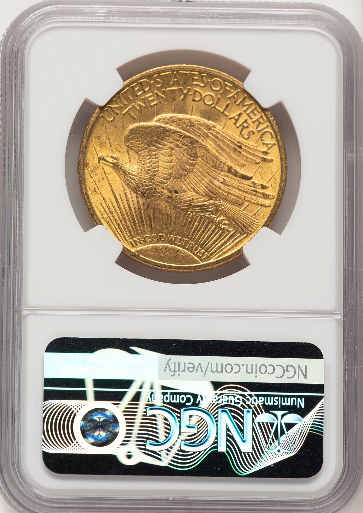 1910 $20 Saint-Gaudens Double Eagle NGC MS63
