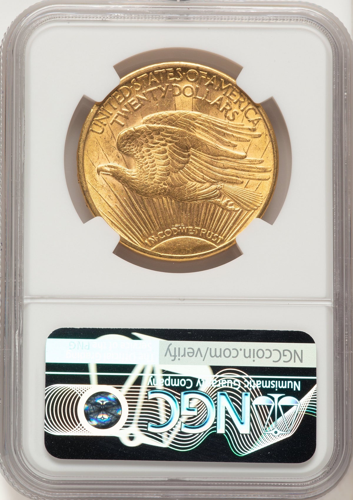 1920 $20 Saint-Gaudens Double Eagle NGC MS63