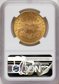 1888 $20 Liberty Double Eagle NGC MS61