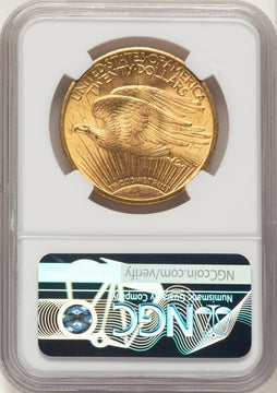 1914-S $20 Saint-Gaudens Double Eagle NGC MS65