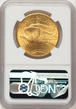 1915-S $20 Saint-Gaudens Double Eagle NGC MS65