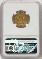 1849-D $5 Liberty Half Eagle NGC AU53
