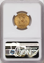 1892-CC $5 CAC Liberty Half Eagle NGC MS62