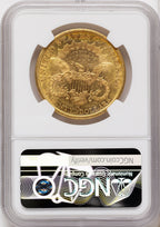 1877-CC $20 Liberty Double Eagle NGC AU55