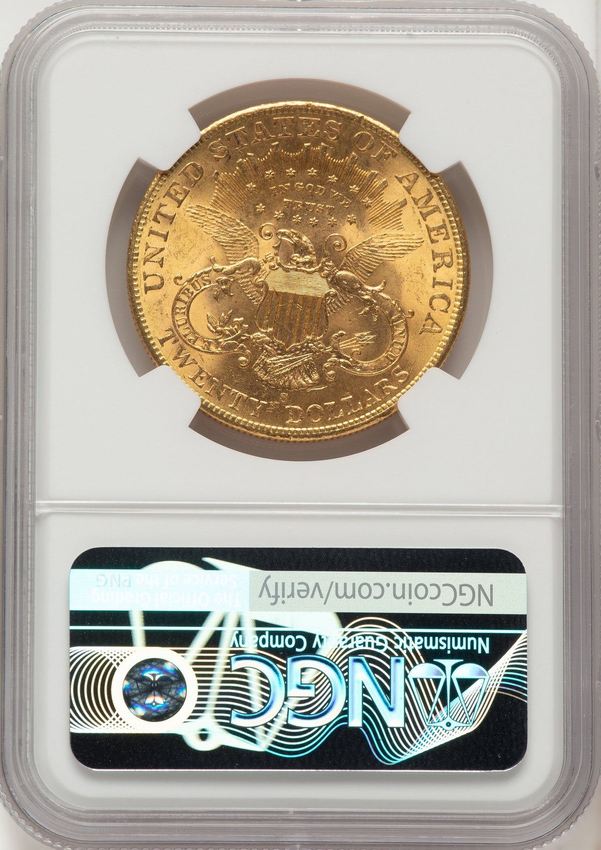 1901-S $20 Liberty Double Eagle NGC MS62