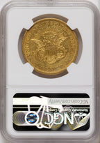 1850 $20 Liberty Double Eagle NGC AU55