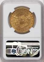1862-S $20 Liberty Double Eagle NGC AU55