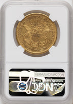 1876-CC $20 Liberty Double Eagle NGC XF45