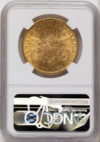 1893-S $20 Liberty Double Eagle NGC MS62