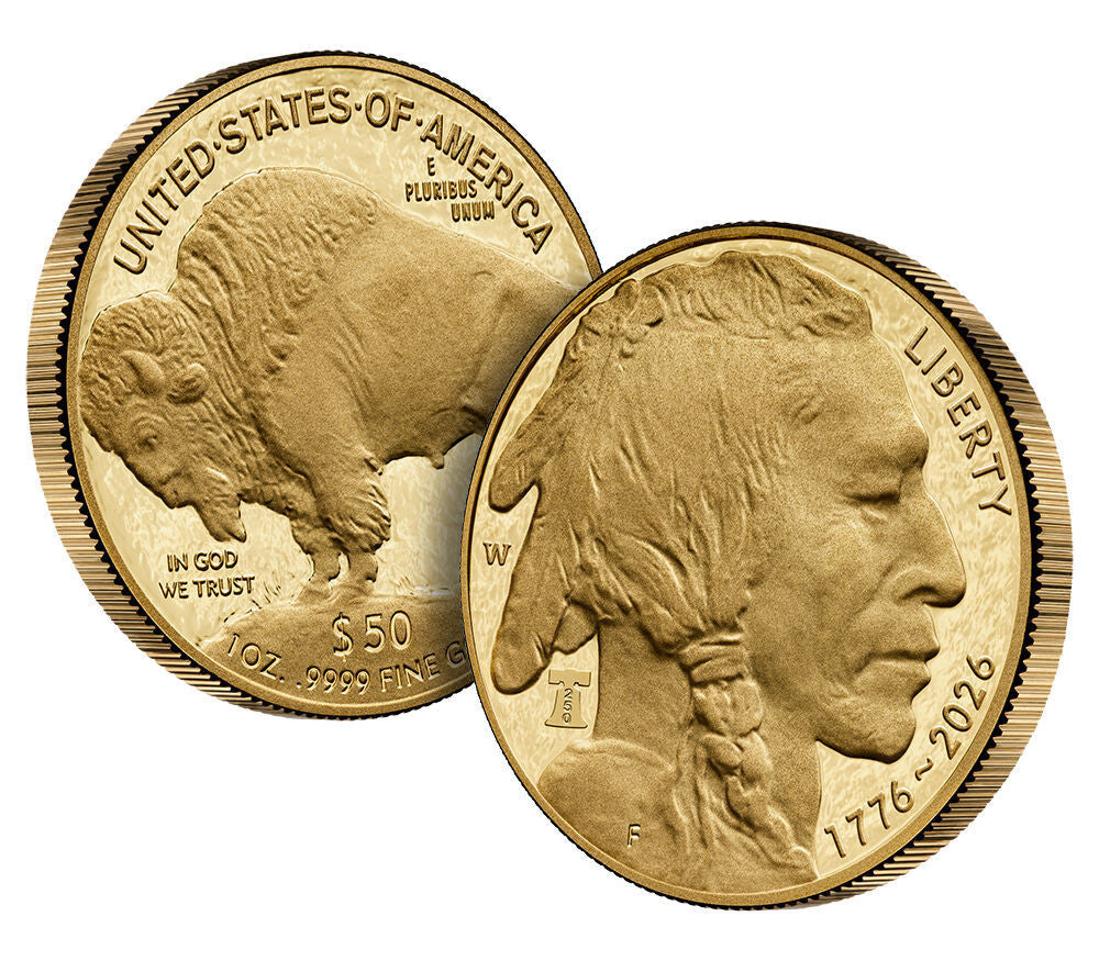 2026-W 1 oz Proof Gold Buffalo 250 Liberty Bell NGC PF70 (1776