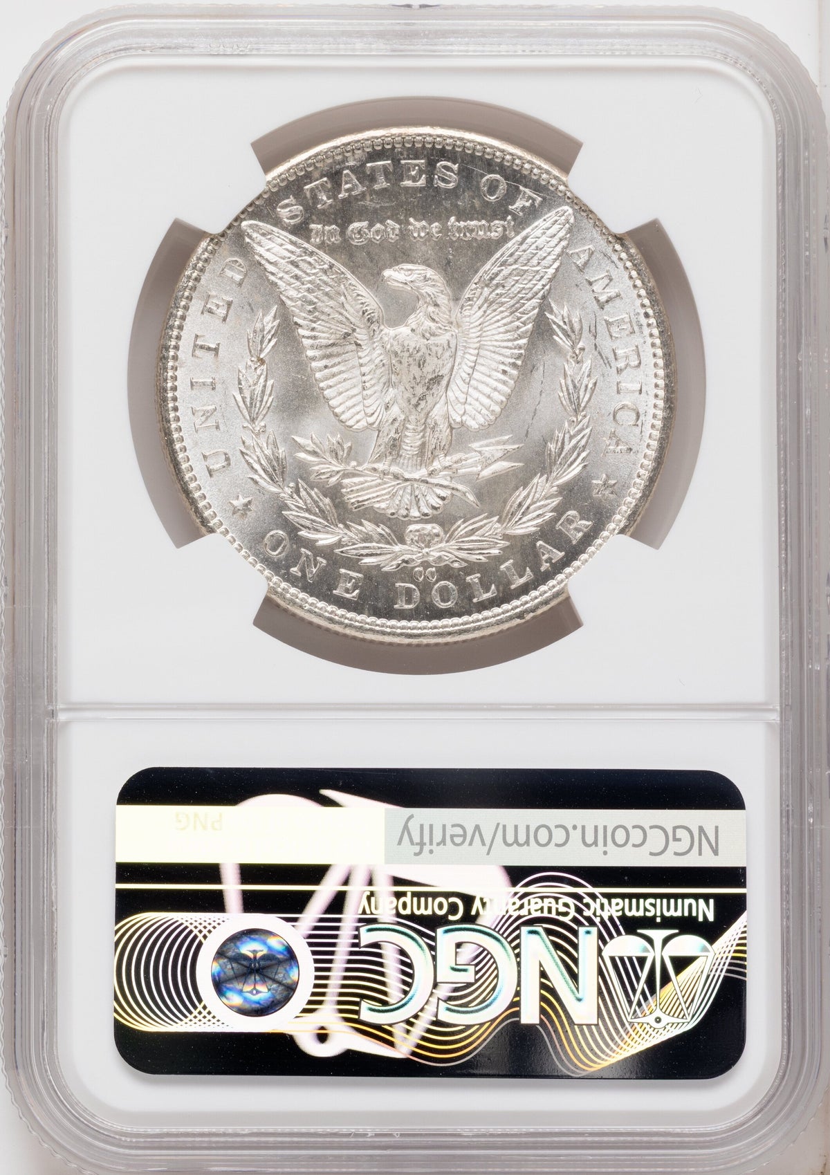 1890-CC Morgan Dollar NGC MS63